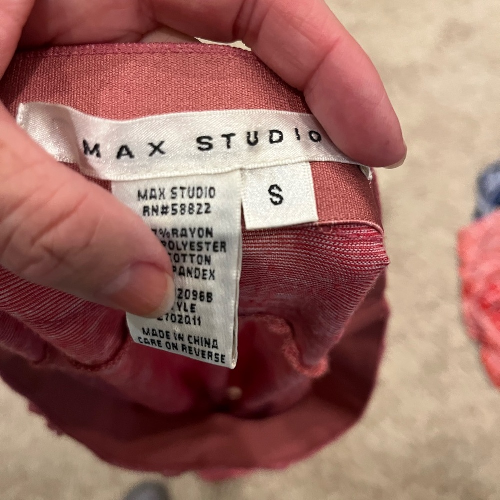 Max studio maxi red striped skirt - Picture 5 of 5